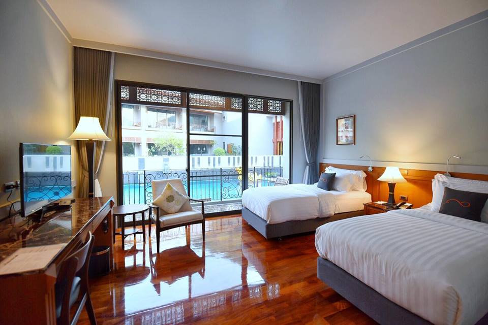 ห้องพักแบบซูพีเรีย : ปลากาญจน์ รีสอร์ท ที่พักกาญจนบุรี