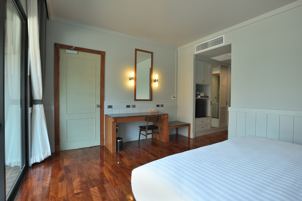 ห้องพักดีลักซ์ : ปลากาญจน์ รีสอร์ท ที่พักกาญจนบุรี